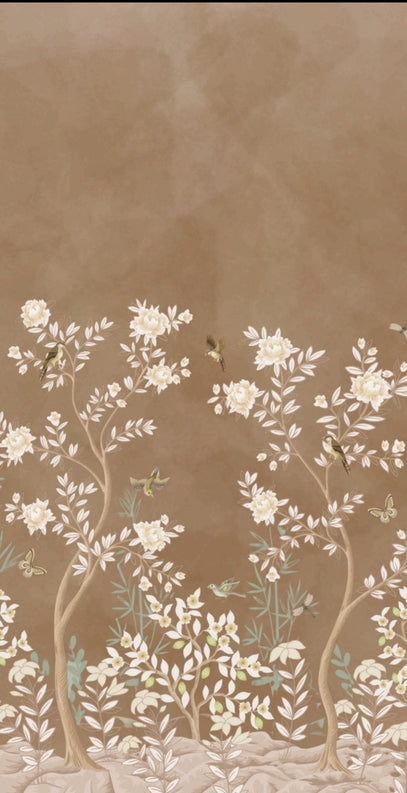 Guest Napkin - Mocha Forest