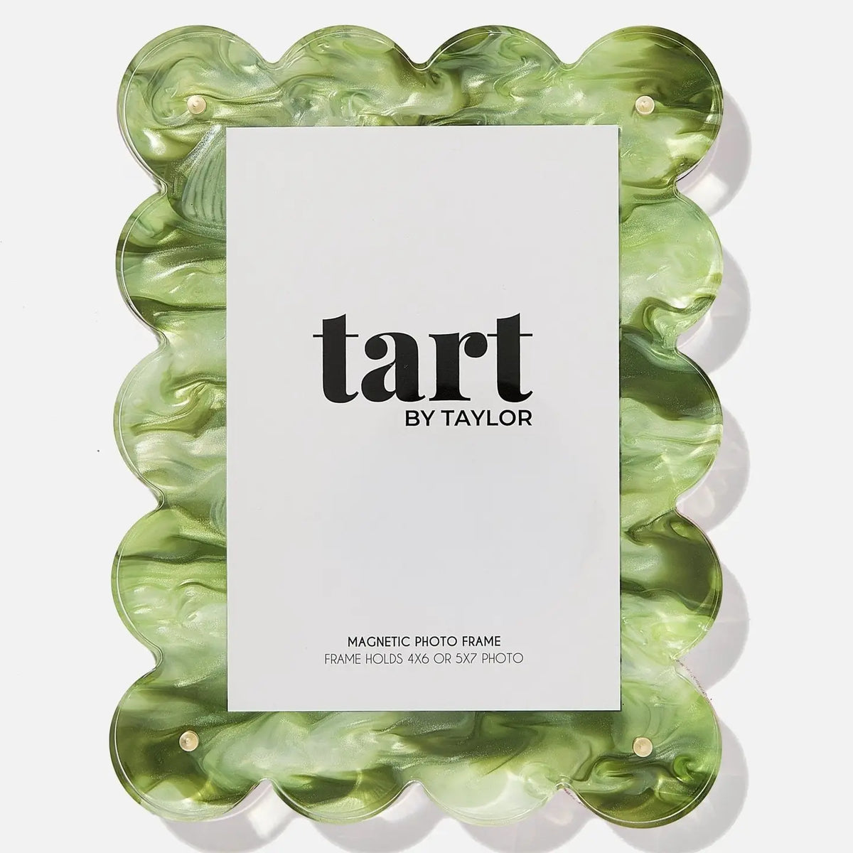 Green Marbled Acrylic Frame - Rectangle