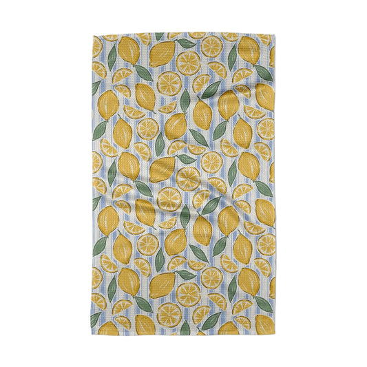 Tea Towel - Sour Lemon Stripes