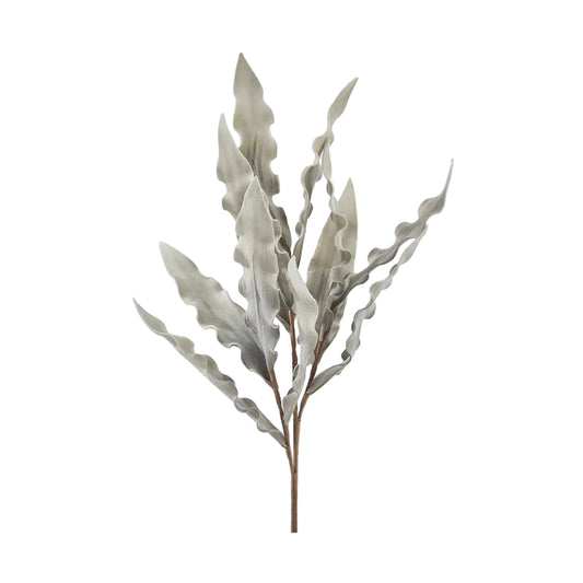 Gray Wavy Leaf Spray