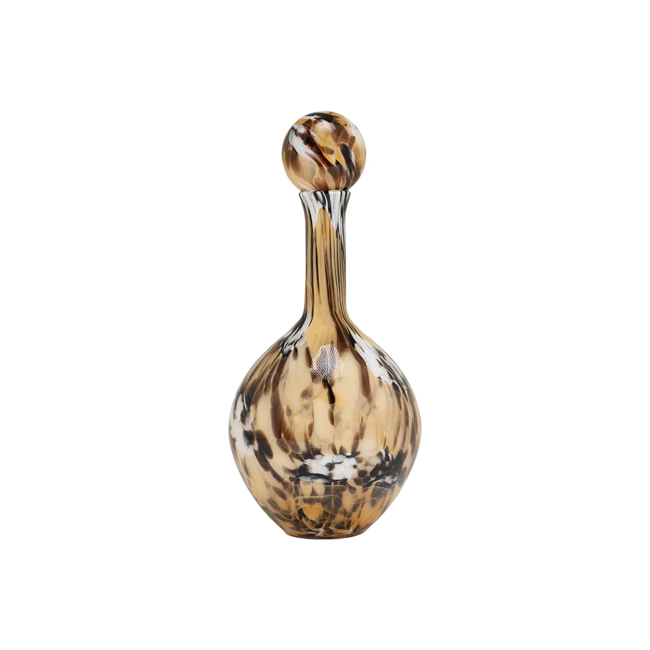 Moody Speckled Glass Vase - Short