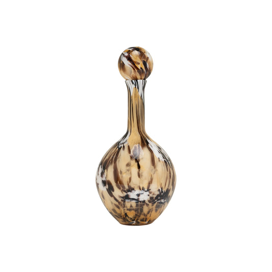 Moody Speckled Glass Vase - Short