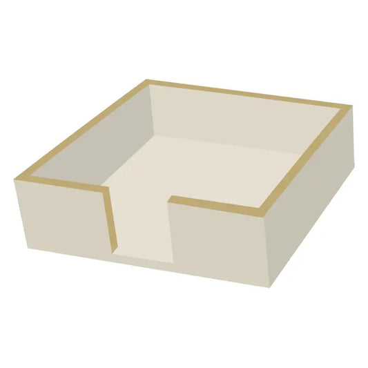 Cocktail Napkin Holder - Taupe Lacquer