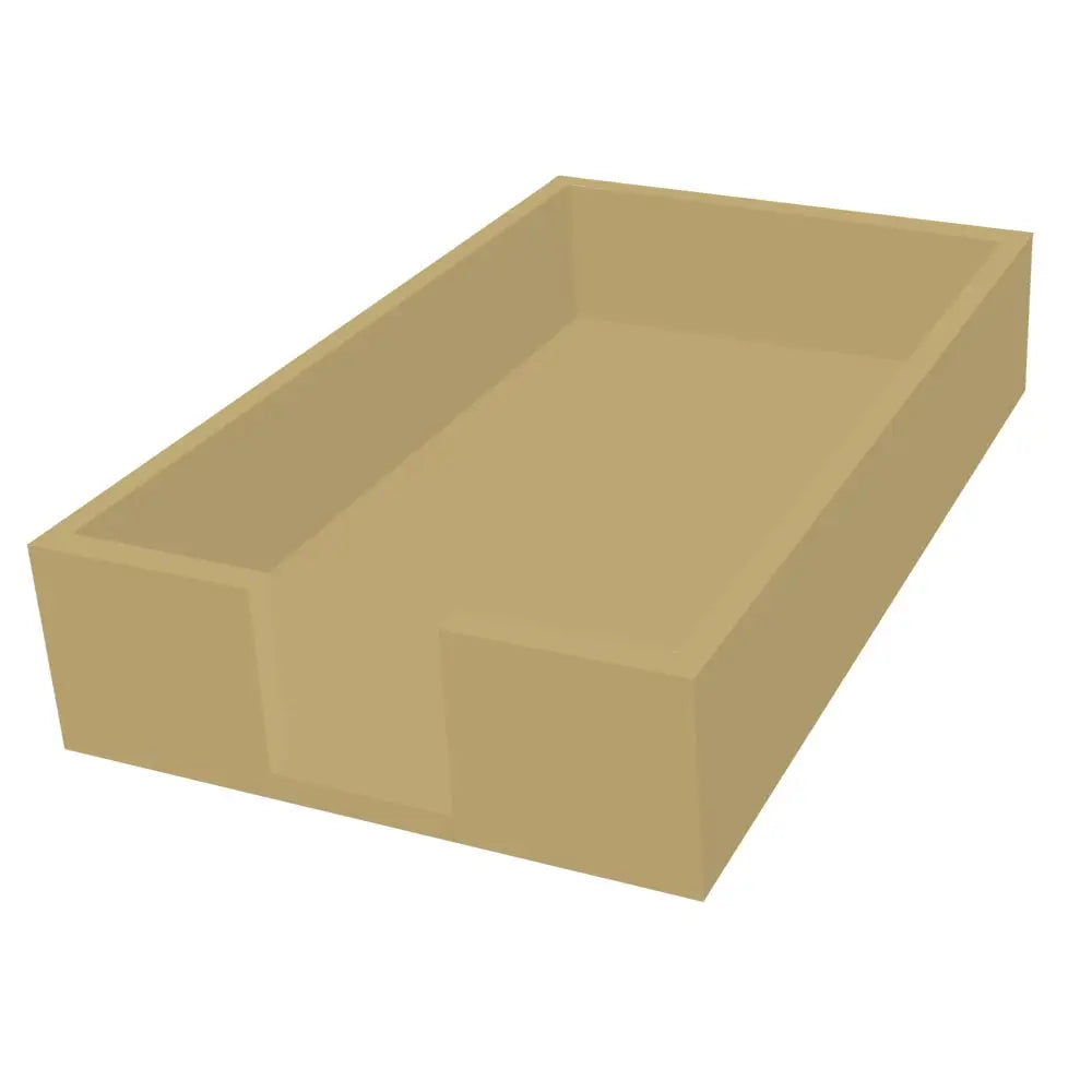 Guest Napkin Holder - Gold Lacquer