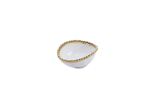 White Porcelain - Oval Condiment Bowl