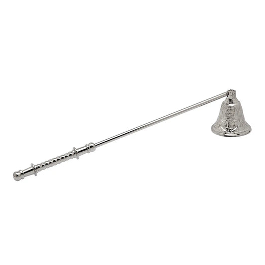 Candle Snuffer - Silver Floral