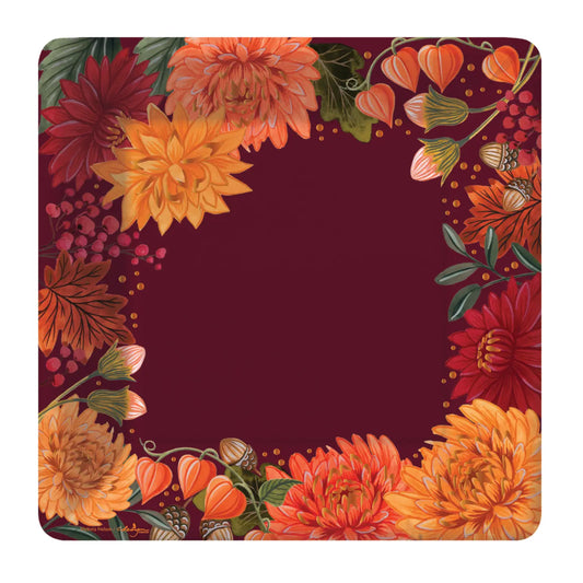 Paper Plate (Large) - Gold Foiled Harvest