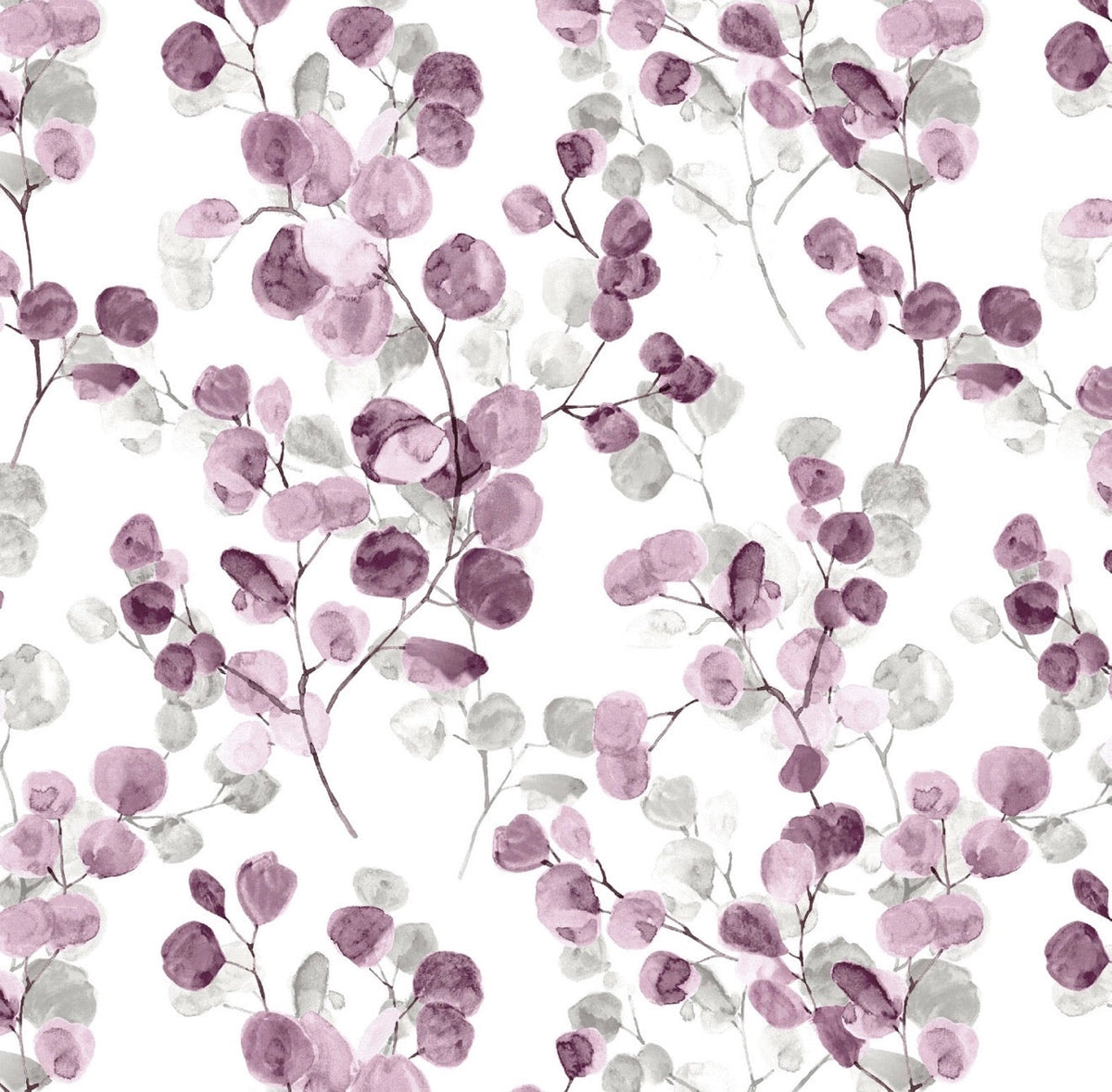 Cocktail Napkin - Plum Eucalyptus