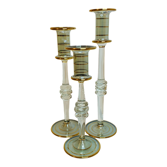 Green/Gold Candleholder