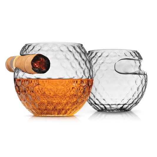 Golf Cigar Glass - S/2