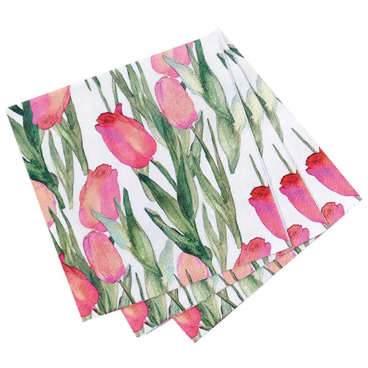 Cocktail Napkin - Tulips