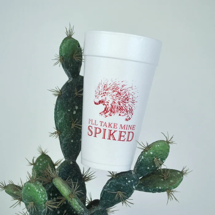 Spiked Foam Cups S/10