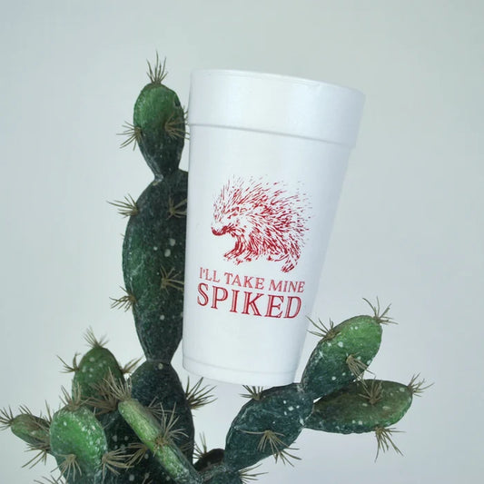 Spiked Foam Cups S/10