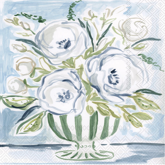 Cocktail Napkin - Floral Vase