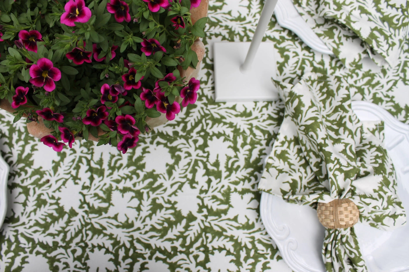 Tablecloth - Olive Floral