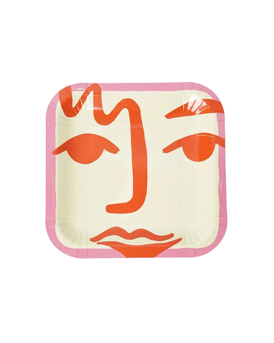 Paper Plate (Small) - Scalloped Faces