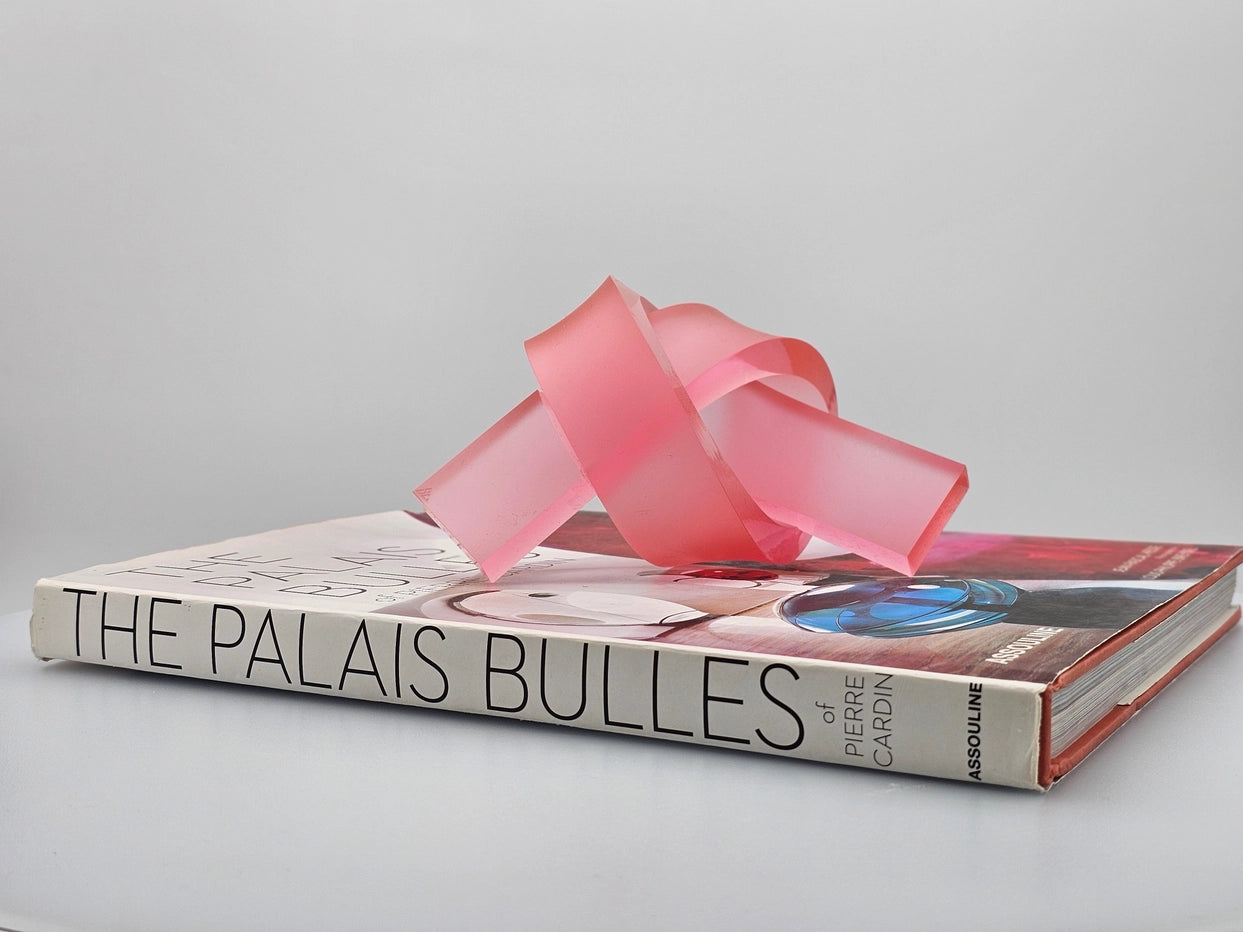 Acrylic Knot - Frosted Salmon