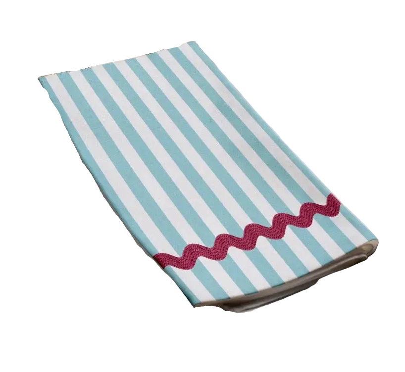 Guest Napkin - Blue Ric Rac