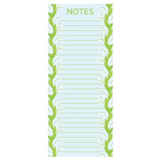 Lily Valley Notepad - Long