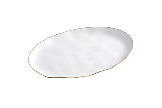 White Porcelain - Oval Tray