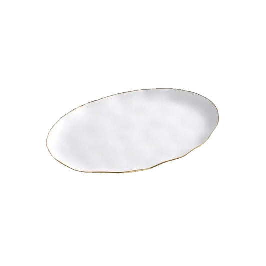 White Porcelain - Oval Tray