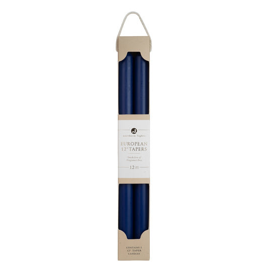 Taper Candles S/2 - Midnight Blue