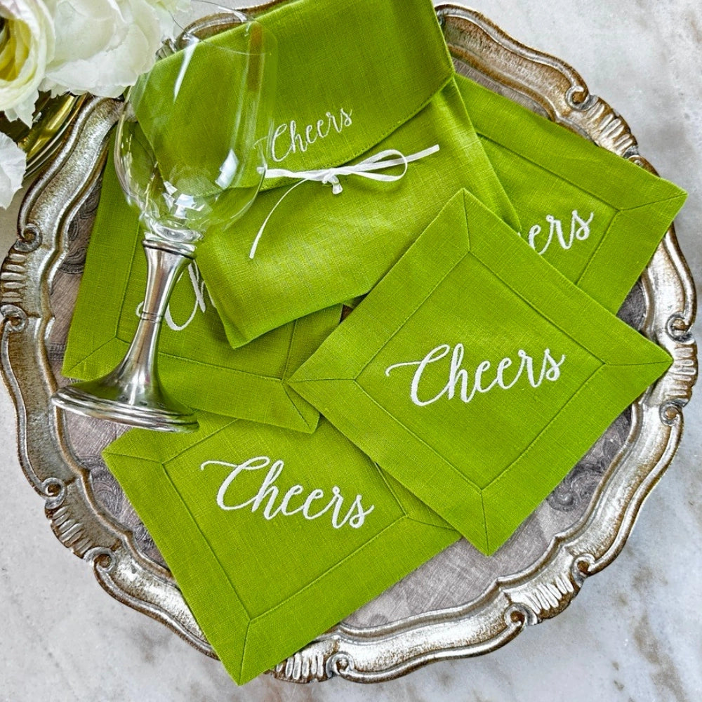 Cloth Napkin S/4 - Cheers