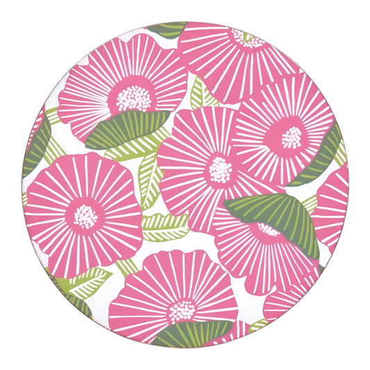 Poppy Papaver Coaster S/4