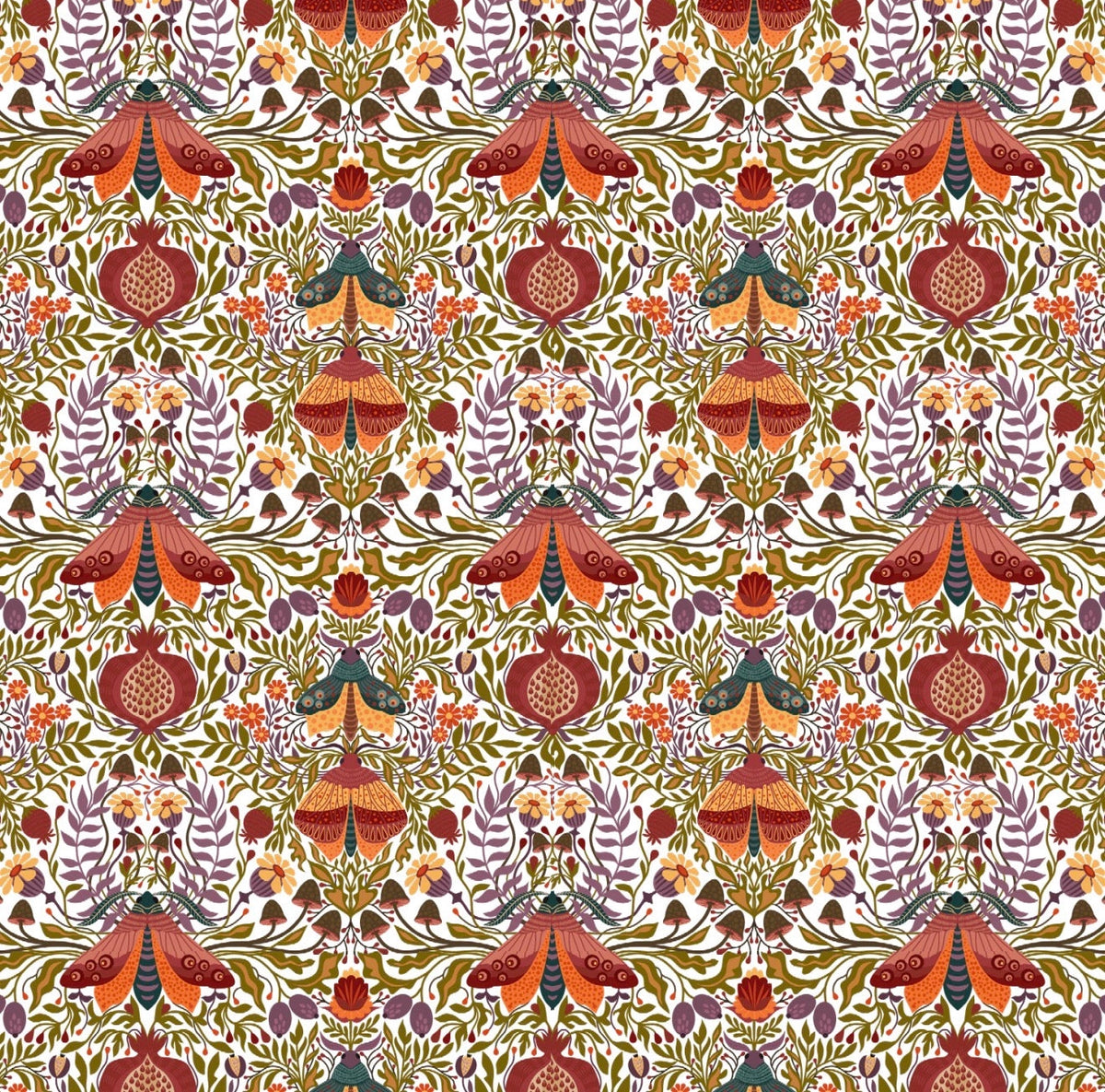 Cocktail Napkin - Vintage Pom Garden