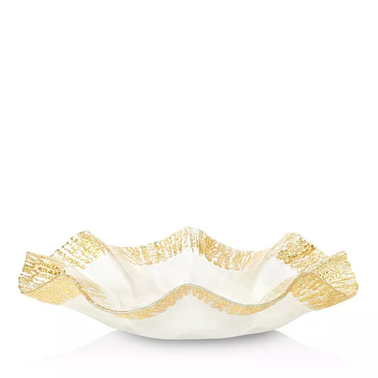 Rufolo Glass - Gold Platter