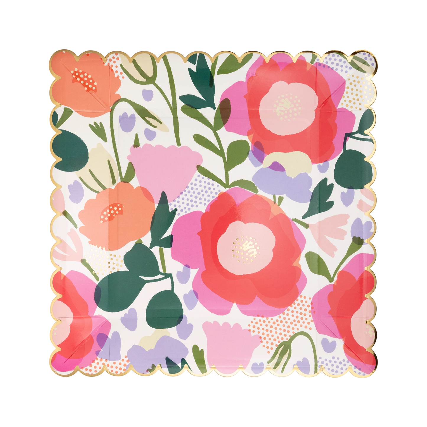 Paper Plate (Large) - Floral