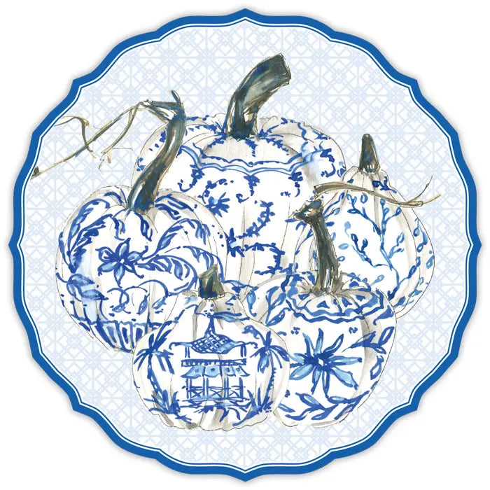 Paper Placemat - Chinoiserie Pumpkin