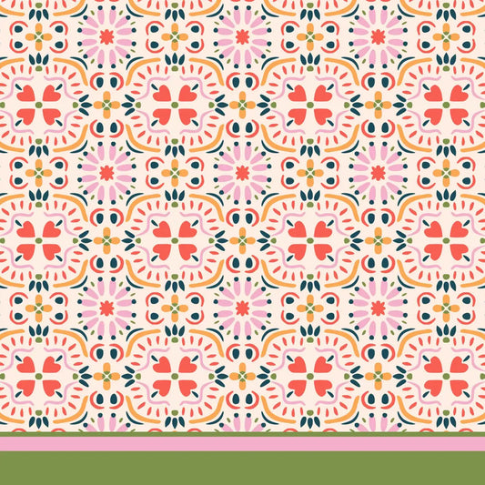 Cocktail Napkin - Colorful Ikat