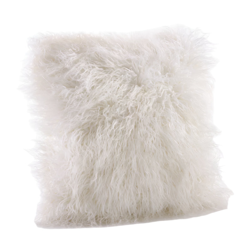 Faux Mongolian Fur - White