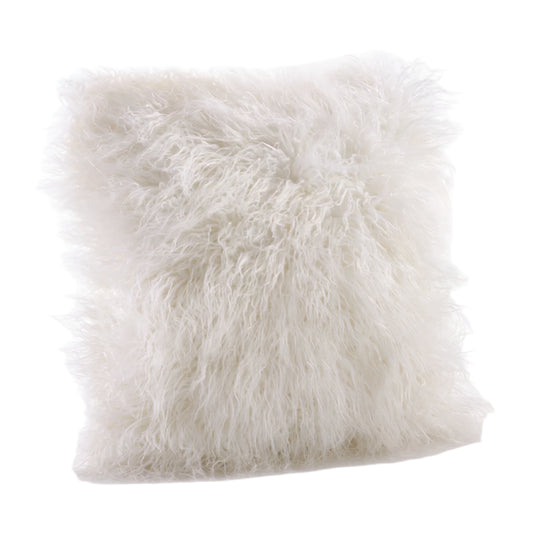 Faux Mongolian Fur - White