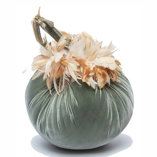 Velvet Pumpkin/Feathers - Willow/11"