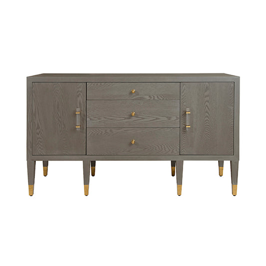 Smoke Gray Buffet Table