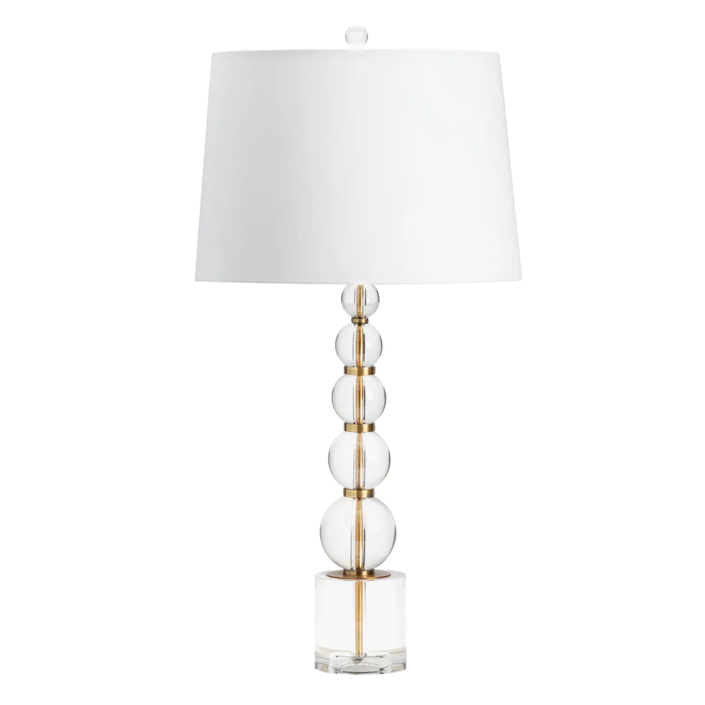 Crystal Stacked Table Lamp