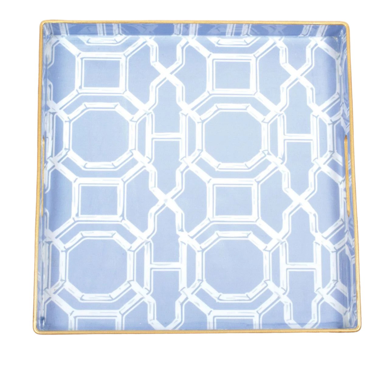 Bamboo Trellis Square Tray