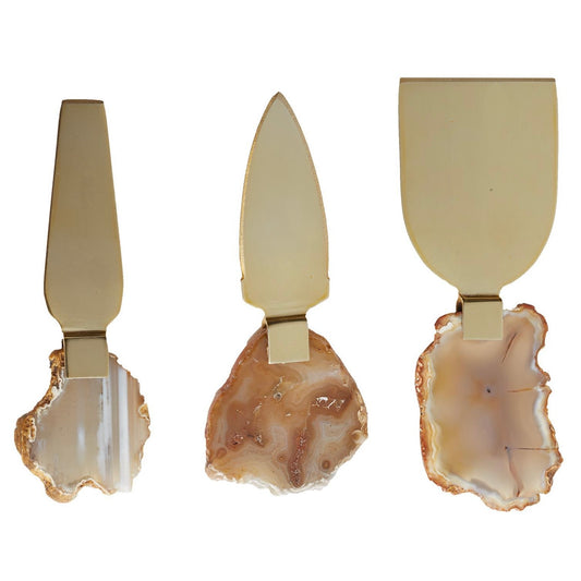 Agate Cheese Set S/3