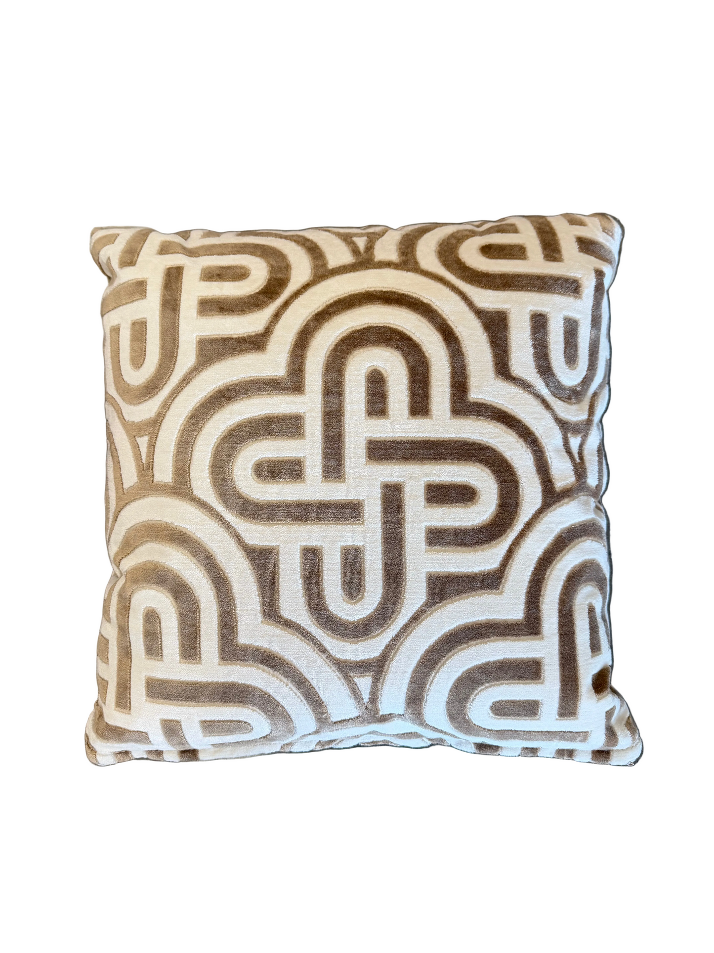 Brown Geo Pillow - 20x20