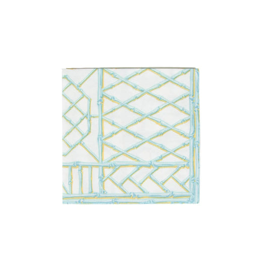 Luncheon Napkin - Blue Bamboo