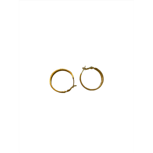 Simple Gold Hoop - 1"