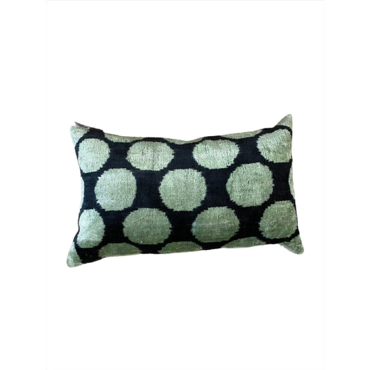 Ikat Mint Dots - 12x20