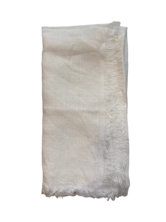 Cloth Napkin - White Linen