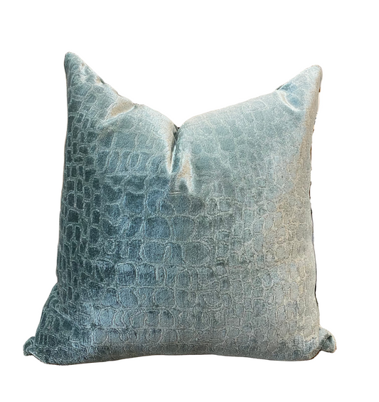 Aqua Velvet Shimmer Doublesided - 24x24