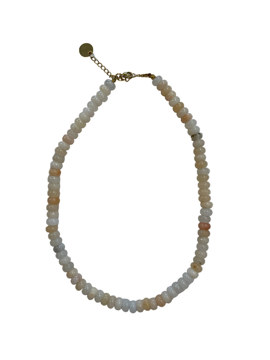 Multi Neutral Beaded Necklace