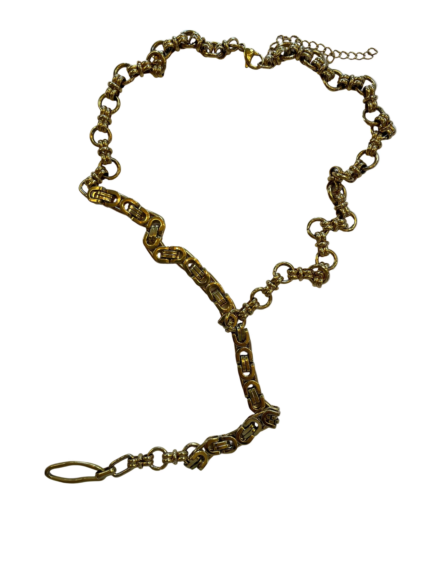 Chain Choker/Lariat Necklace