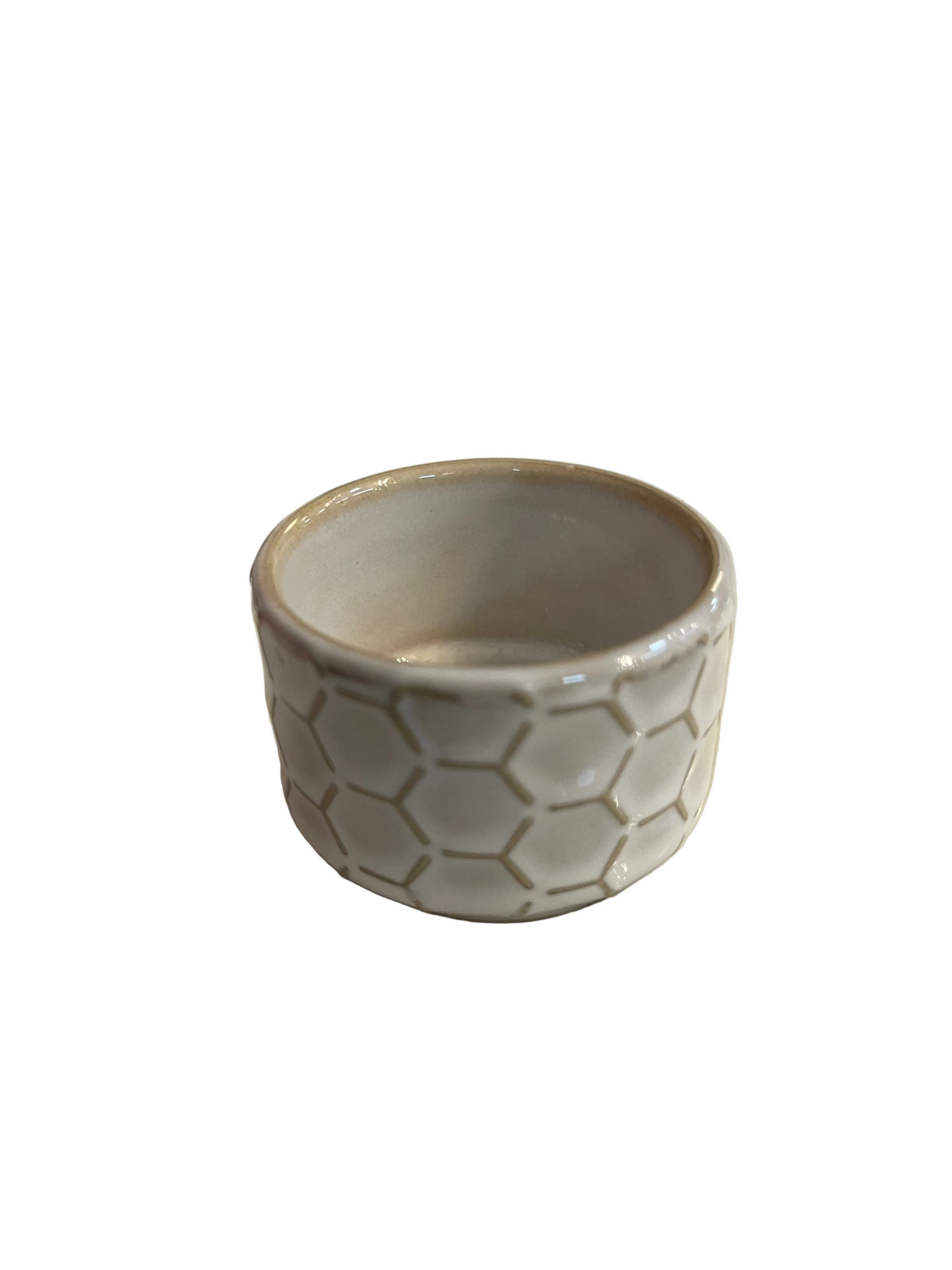 Ivory Honeycomb Match Holder