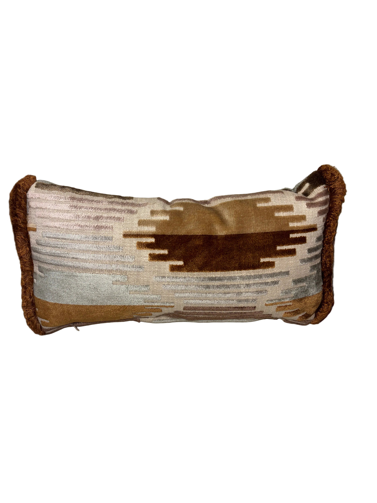 Mocha Lines Micro Pillow - 8x16